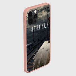 Чехол для iPhone 12 Pro Max НОВЫЙ СТАЛКЕР, цвет: 3D-светло-розовый — фото 2