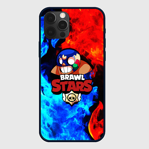 Чехол iPhone 12 Pro Max Brawl Stars El Primo / 3D-Черный – фото 1