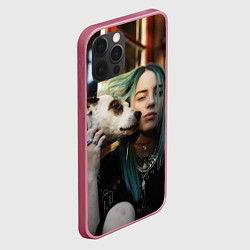 Чехол для iPhone 12 Pro Max BILLIE EILISH, цвет: 3D-малиновый — фото 2