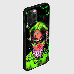 Чехол для iPhone 12 Pro Max BILLIE EILISH, цвет: 3D-черный — фото 2