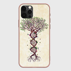 Чехол для iPhone 12 Pro Max Дерево жизни, цвет: 3D-светло-розовый
