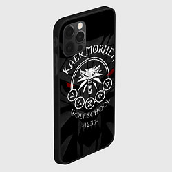 Чехол для iPhone 12 Pro Max ВЕДЬМАК, цвет: 3D-черный — фото 2