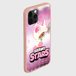 Чехол для iPhone 12 Pro Max Leon Unicorn Brawl Stars, цвет: 3D-светло-розовый — фото 2