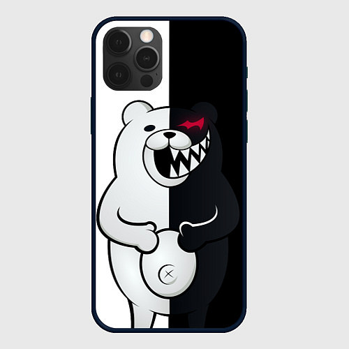 Чехол iPhone 12 Pro Max MONOKUMA / 3D-Черный – фото 1