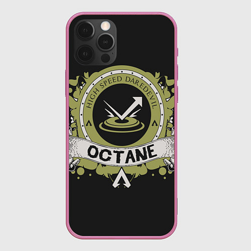 Чехол iPhone 12 Pro Max Apex Legends Octane / 3D-Малиновый – фото 1