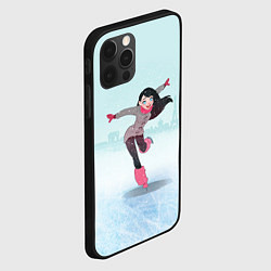 Чехол для iPhone 12 Pro Max Фигурное катание, цвет: 3D-черный — фото 2