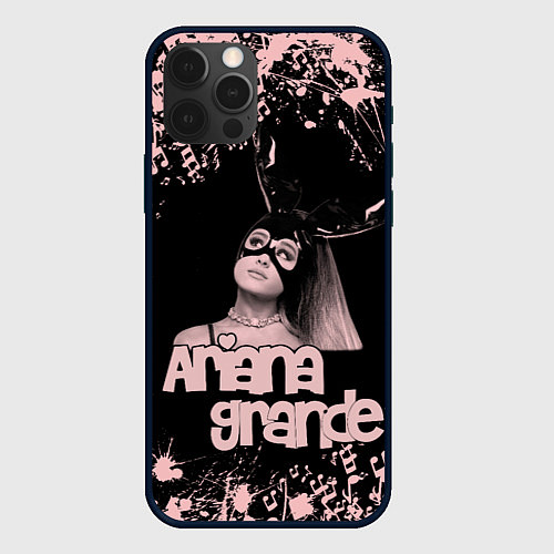 Чехол iPhone 12 Pro Max ARIANA GRANDE / 3D-Черный – фото 1
