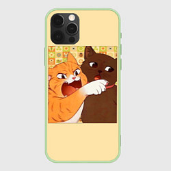 Чехол iPhone 12 Pro Max Woman yelling at Cat meme