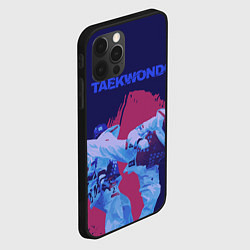 Чехол для iPhone 12 Pro Max Taekwondo, цвет: 3D-черный — фото 2