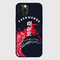 Чехол для iPhone 12 Pro Max Тхэквондо, цвет: 3D-черный