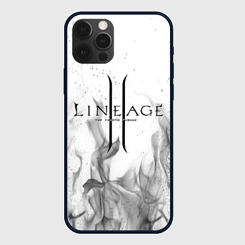 Чехол iPhone 12 Pro Max LINEAGE 2 / 3D-Черный – фото 1