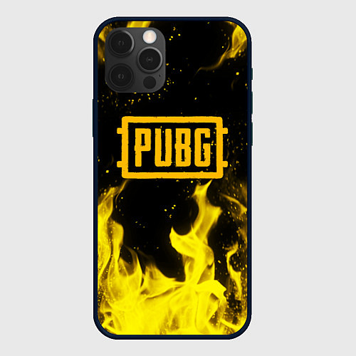Чехол iPhone 12 Pro Max PUBG / 3D-Черный – фото 1