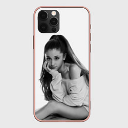 Чехол для iPhone 12 Pro Max Ariana Grande Ариана Гранде, цвет: 3D-светло-розовый