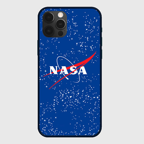 Чехол iPhone 12 Pro Max NASA / 3D-Черный – фото 1