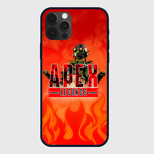 Чехол iPhone 12 Pro Max Apex Legends / 3D-Черный – фото 1