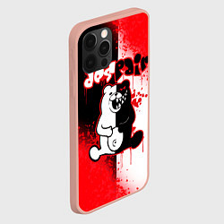 Чехол для iPhone 12 Pro Max MONOKUMA, цвет: 3D-светло-розовый — фото 2