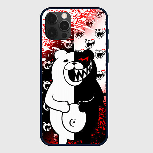 Чехол iPhone 12 Pro Max MONOKUMA / 3D-Черный – фото 1