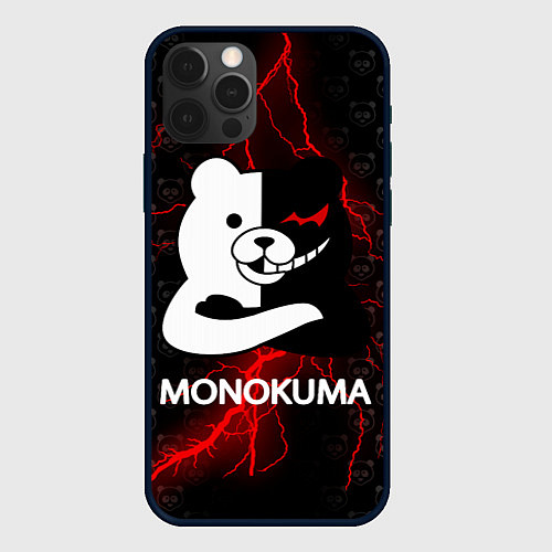 Чехол iPhone 12 Pro Max MONOKUMA / 3D-Черный – фото 1