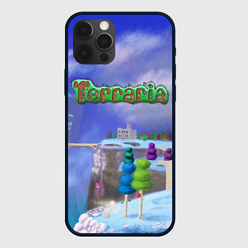 Чехол iPhone 12 Pro Max Terraria / 3D-Черный – фото 1