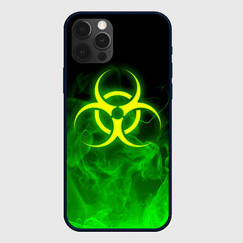 Чехол iPhone 12 Pro Max BIOHAZARD / 3D-Черный – фото 1