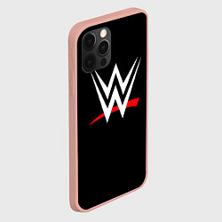 Чехол для iPhone 12 Pro Max WWE, цвет: 3D-светло-розовый — фото 2