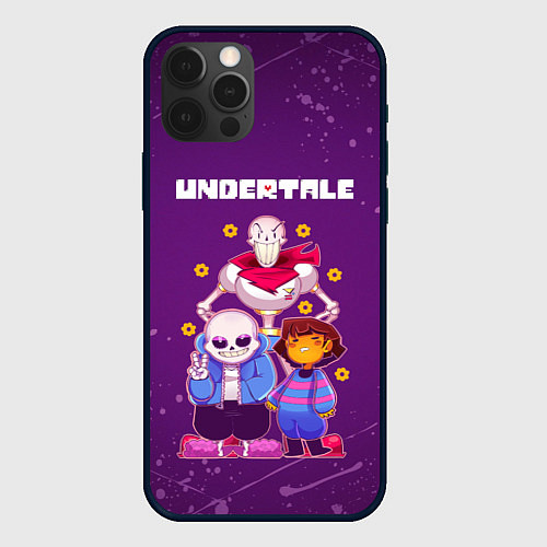 Чехол iPhone 12 Pro Max UNDERTALE / 3D-Черный – фото 1