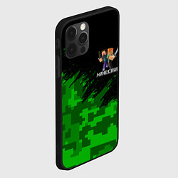 Чехол для iPhone 12 Pro Max MINECRAFT, цвет: 3D-черный — фото 2