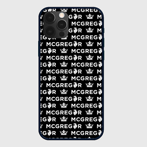 Чехол iPhone 12 Pro Max Conor McGregor / 3D-Черный – фото 1