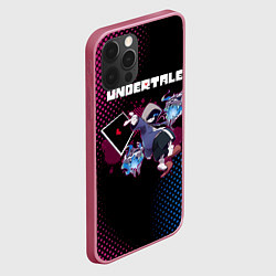 Чехол для iPhone 12 Pro Max UNDERTALE, цвет: 3D-малиновый — фото 2