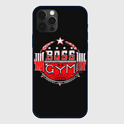 Чехол iPhone 12 Pro Max Boss of GYM акварель