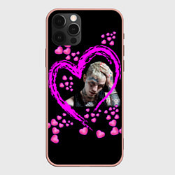 Чехол для iPhone 12 Pro Max Lil Peep, цвет: 3D-светло-розовый