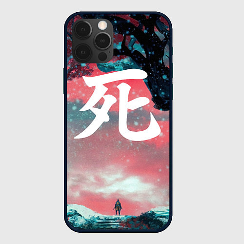 Чехол iPhone 12 Pro Max Sekiro shadows die twice / 3D-Черный – фото 1