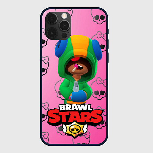 Чехол iPhone 12 Pro Max Brawl stars / 3D-Черный – фото 1