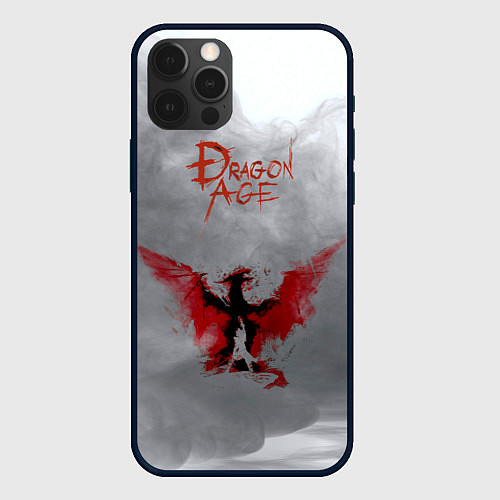 Чехол iPhone 12 Pro Max Dragon Age / 3D-Черный – фото 1