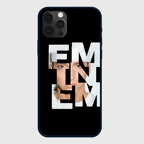 Чехол iPhone 12 Pro Max Eminem / 3D-Черный – фото 1