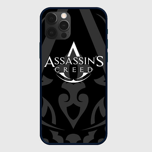 Чехол iPhone 12 Pro Max Assassin’s Creed / 3D-Черный – фото 1