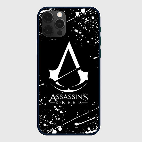 Чехол iPhone 12 Pro Max ASSASSINS CREED / 3D-Черный – фото 1