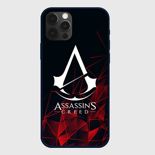 Чехол iPhone 12 Pro Max ASSASSINS CREED / 3D-Черный – фото 1