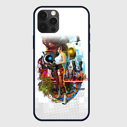 Чехол для iPhone 12 Pro Max PORTAL, цвет: 3D-черный