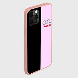 Чехол для iPhone 12 Pro Max AUDI, цвет: 3D-светло-розовый — фото 2