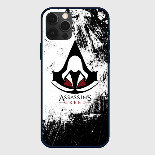 Чехол iPhone 12 Pro Max Assasin's creed / 3D-Черный – фото 1