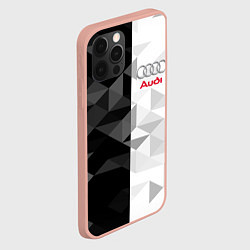 Чехол для iPhone 12 Pro Max AUDI, цвет: 3D-светло-розовый — фото 2