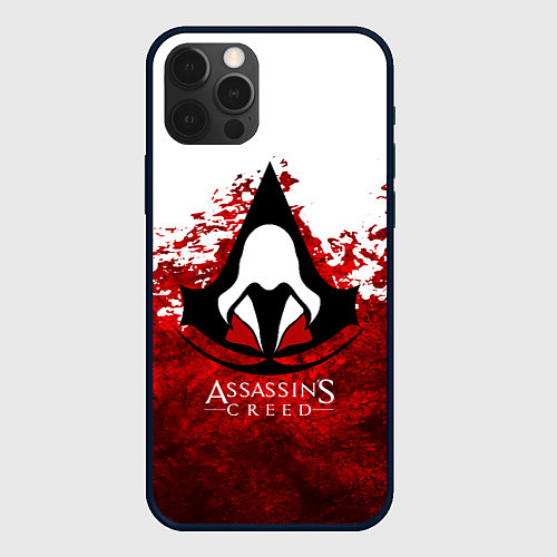 Чехол iPhone 12 Pro Max Assasin's creed / 3D-Черный – фото 1