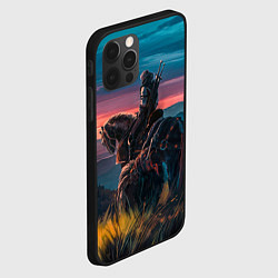 Чехол для iPhone 12 Pro Max The Witcher, цвет: 3D-черный — фото 2