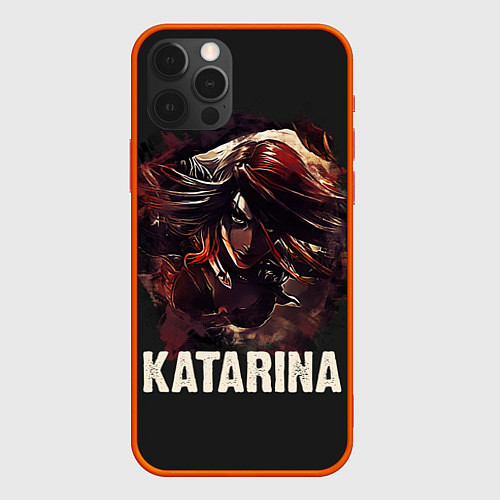 Чехол iPhone 12 Pro Max Katarina / 3D-Красный – фото 1