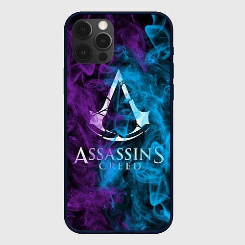 Чехол iPhone 12 Pro Max Assassin's Creed / 3D-Черный – фото 1