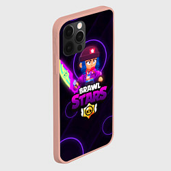 Чехол для iPhone 12 Pro Max Brawl Stars Heroine Bibi, цвет: 3D-светло-розовый — фото 2