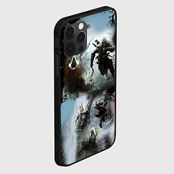 Чехол для iPhone 12 Pro Max Assassin??s Creed, цвет: 3D-черный — фото 2
