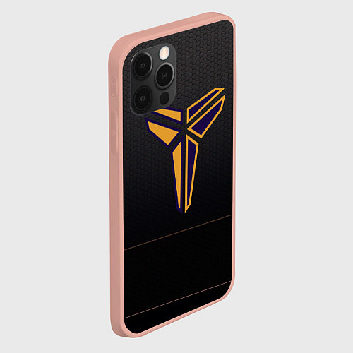 Чехол iPhone 12 Pro Max Kobe Bryant / 3D-Светло-розовый – фото 2