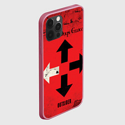 Чехол для iPhone 12 Pro Max Three Days Grace, цвет: 3D-малиновый — фото 2